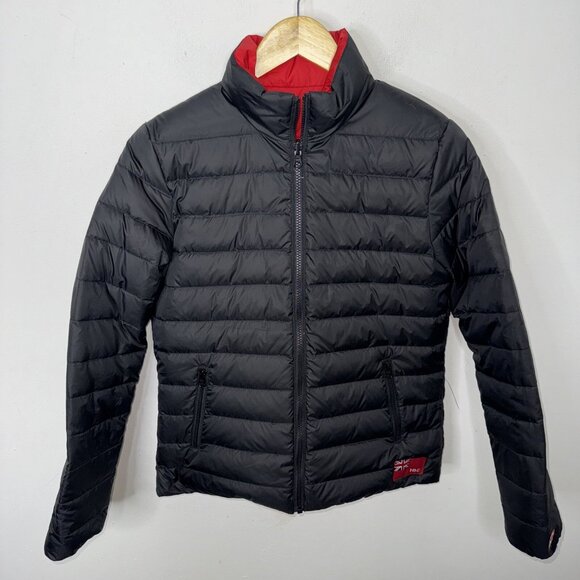 2014 Canadian Olympic Team Woman S HBC Red Puffer Jacket Canada Podium Down - Picture 5 of 7